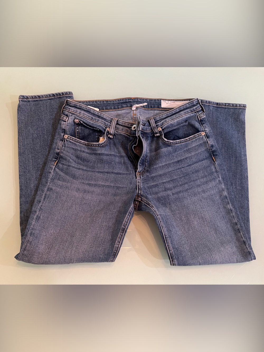 Rag & Bone Jeans in Medium Blue Wash